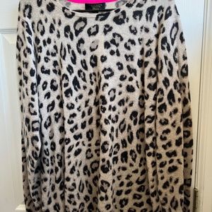 Cashmere Leopard Sweater